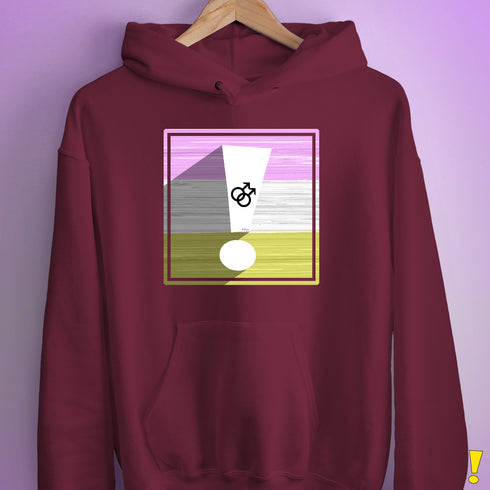 Twink Pride Flag Exclamation Point Hoodie